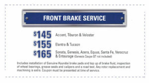 Front Brake Service